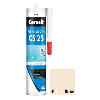 CERESIT CS 25 Sanitární silikon 41 Natura 280 ml