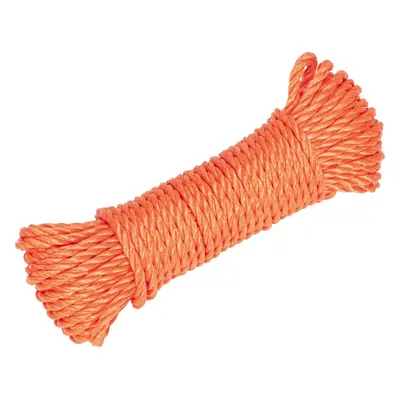 LUX Polypropylenové lano kroucené Basic oranžové pr. 10 mm x 20 m