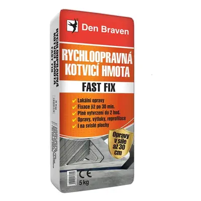 Den Braven Rychloopravná kotvící hmota Fast fix 5 kg