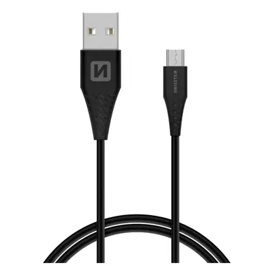 SWISSTEN Datový kabel, USB-A / Micro USB, 1,5 m, černý