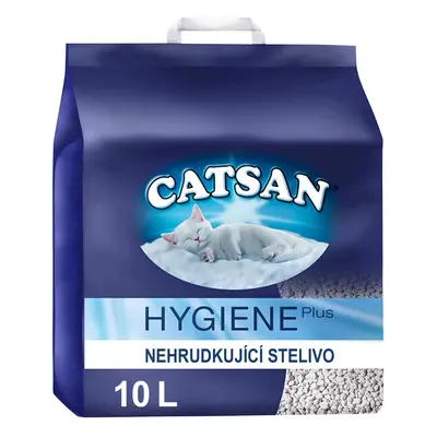 Catsan Stelivo pro kočky Hygiene Plus nehrudkující 10 l