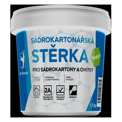 Sádrokartonářská stěrka 1,5 kg