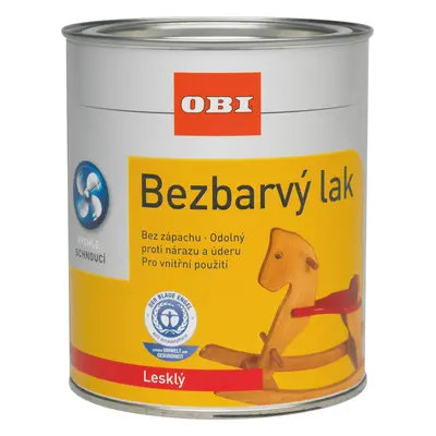 OBI Bezbarvý lak lesklý 750 ml