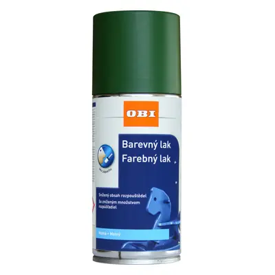 OBI Sprej vodouředitelný matný RAL 6002 zelený 150 ml