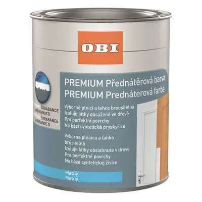 OBI PREMIUM Přednátěrová barva bílá 375 ml