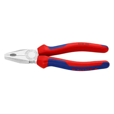 Knipex Kombinované kleště, chromované, vícesložkové návleky, 180 mm