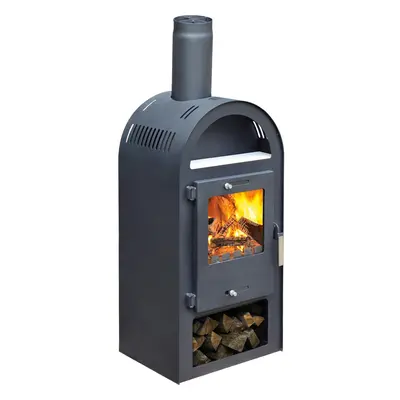 Krbová kamna Magna 3.0, 7 kW, černá, 127 x 48 x 35,5 cm