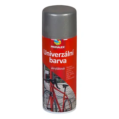 Primalex Univerzální barva ve spreji RAL 9007 šedý hliník 400 ml