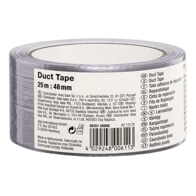 tesa Lepicí páska textilní Duct Tape, stříbrná, 25 m x 48 mm