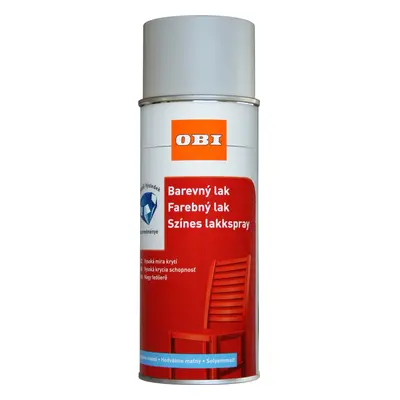 OBI Sprej polomatný RAL 7035 světle šedá 400 ml