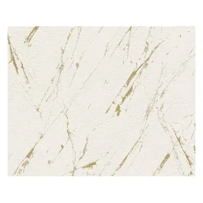 A.S. Creation Vliesová tapeta Casual Living Stone Beige Cream Gold 10,05 x 0,53m