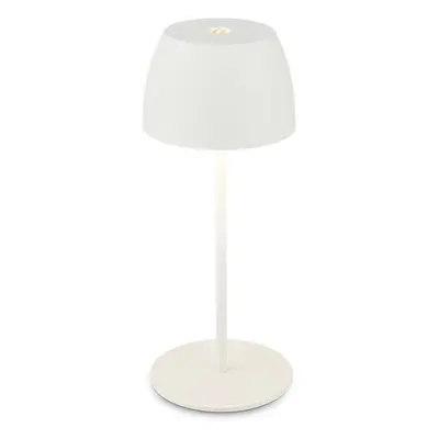 Briloner Dobíjecí stolní lampa Serina Mini 2,5W 150lm 2700K bílá pr. 8x20 cm