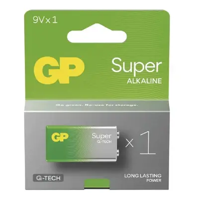 GP Alkalická baterie Super Alkaline 9V (6LR61), 1 ks