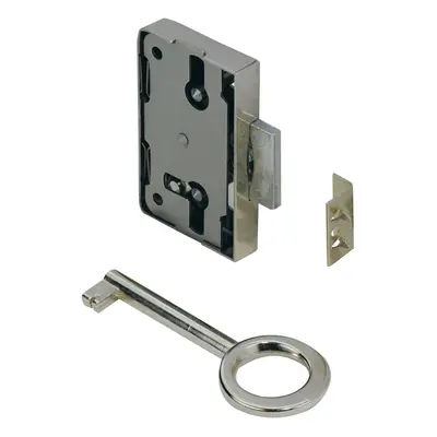 Hettich Západkový zámek 60 mm x 48 mm x 8,7 mm poniklovaná ocel