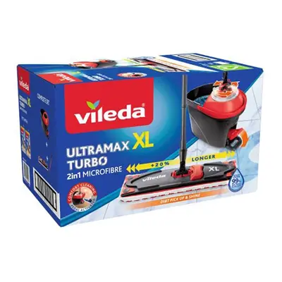 Vileda Sada plochého mopu s kbelíkem Ultramax XL TURBO Complete Set