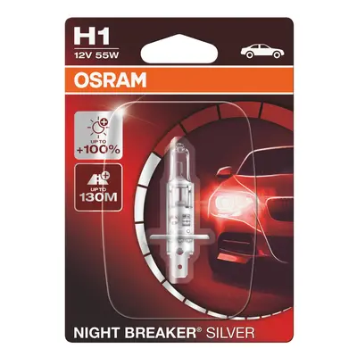 OSRAM Autožárovka Night Breaker Silver (Next Gen) H1, 55W, 12V, 1 ks (BLI ECO)