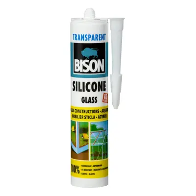 BISON Silikon na sklo SILICONE GLASS čirý, 280 ml