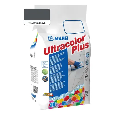 Mapei Spárovací hmota Ultracolor Plus 5 kg, 114 antracit