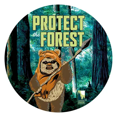 Komar Samolepicí vliesová fototapeta Dot Star Wars Protect the Forest pr. 125 cm