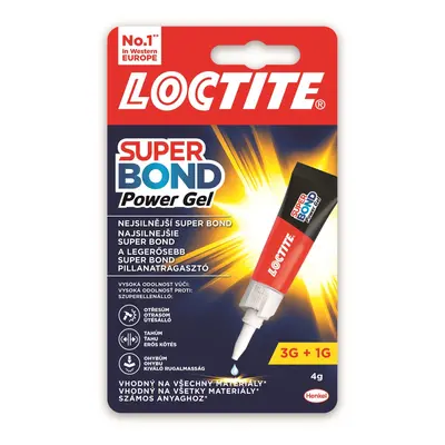 Loctite Sekundové lepidlo Super Bond Power gel 4 g