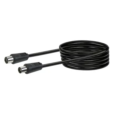 Schwaiger Anténní kabel černý 5 m