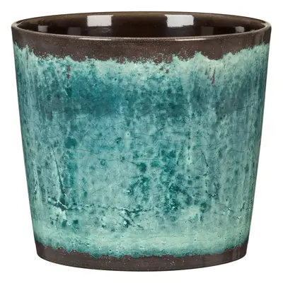 Scheurich Obal na květináč 870 průměr 15 cm x 14 cm Ocean Glaze