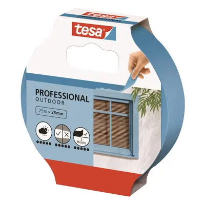 tesa Maskovací páska Professional OUTDOOR do exteriéru, 25 m x 25 mm