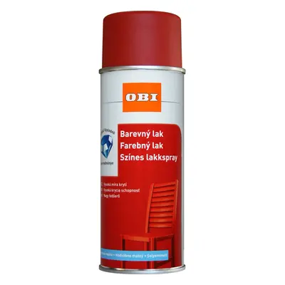 OBI Sprej polomatný RAL 3000 oh.červená 400ml