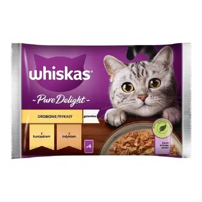 Whiskas Kapsičky pro kočky Pure Delight, 4 x 85 g