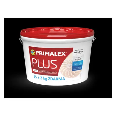 Primalex Vnitřní malířský nátěr Plus bílý 15+2 kg