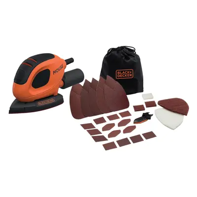 Black+Decker Vibrační bruska Mouse 55 W