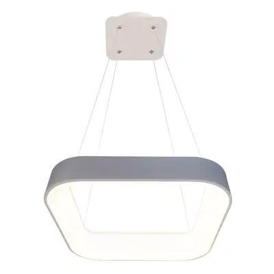 Ecolite LED závěsné svítidlo 45 x 45 x 10 cm, šedá