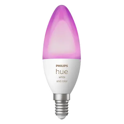 Philips Hue E14 jednotlivé balení White & Color Ambiance 470 lm