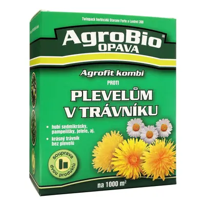 AgroBio Opava Herbicid proti plevelům v trávníku AGROFIT KOMBI na 1000 m2