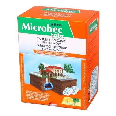 Tablety do žump, septiků a ČOV BROS MICROBEC TABS 16 x 20 g