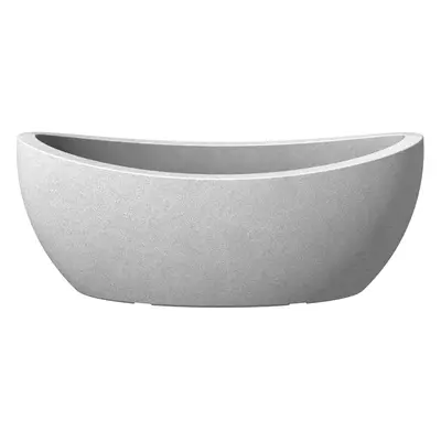 Scheurich Květináč Jardiniere Wave Globe, stony grey, 58 x 24 cm