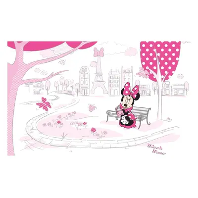 Komar Vliesová fototapeta Minnie in Paris 400 x 250 cm