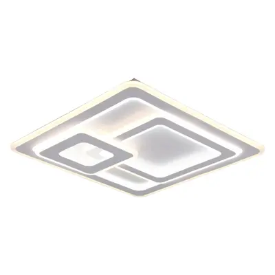 TRIO LED stropní svítidlo MITA bíl.mat. 76 W 9250 lm 2700-6000 K 51 x 51 x 7 cm