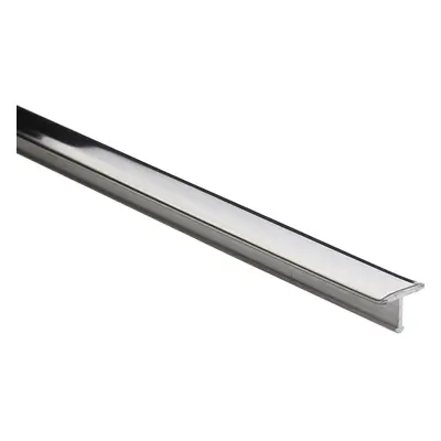 Arcansas T-Profil z leštěné nerezové oceli AISI 304 s.steel 14 x 9 x 900 mm