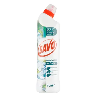 Savo WC gelový čistič na vodní kámen Turbo, 750 ml