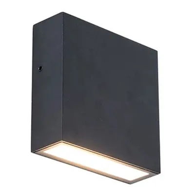 LUTEC LED nást. svítidlo GEMINI FX černé mat. 9,5W 750lm 3000K IP54 38x110x110mm