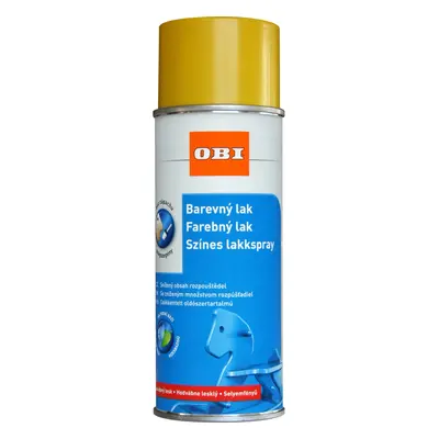 OBI Sprej pololesklý RAL 1021 hořčičný 400 ml