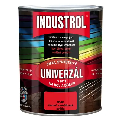 Industrol Univerzál S2013 email červeň rumělková světlá 750 ml