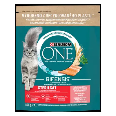 Purina One Granule pro kočky Sterilcat Bifensis losos 800 g