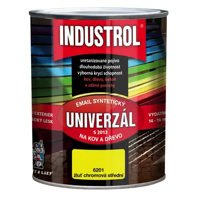 Industrol Univerzál S2013 email žluť chromová 750 ml