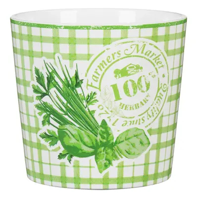 Scheurich Obal na květináč 870 průměr 14 cm Farmers Herbs