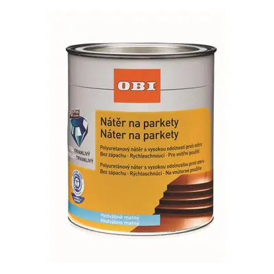 OBI Nátěr na parkety transparentní hedvábně matný 750 ml