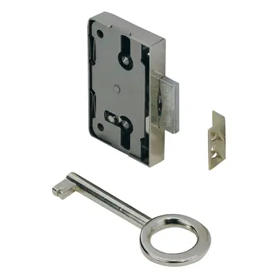 Hettich Západkový zámek, 60 mm x 53 mm x 8,7 mm, poniklovaná ocel