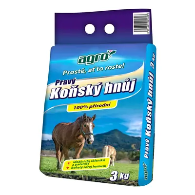 Agro Hnojivo koňský hnůj 3 kg