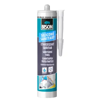 BISON Tmel sanitární SILICONE SANITARY čirý, 280 ml